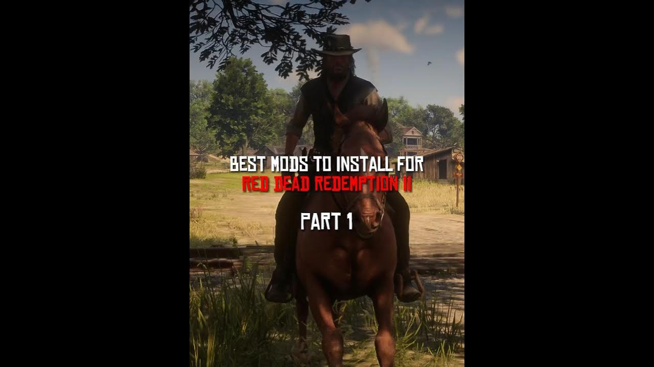 Best Mods In RDR2 🤩 reddeadredemption rdr2 mods pc viral short 