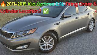 🔥2011-2015 Kia Optima 2.4L Firing Order & Cylinder Location