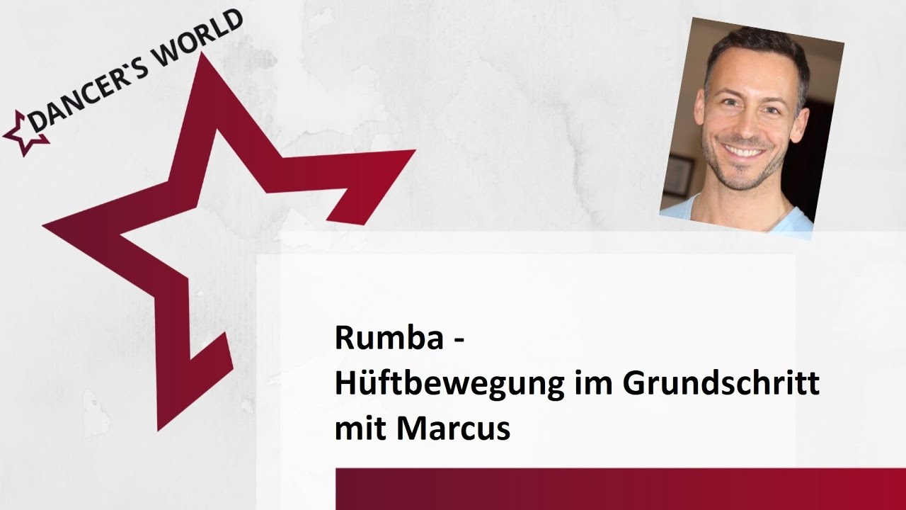 Rumba Hüftbewegung im Grundschritt (hip movement in basic step)