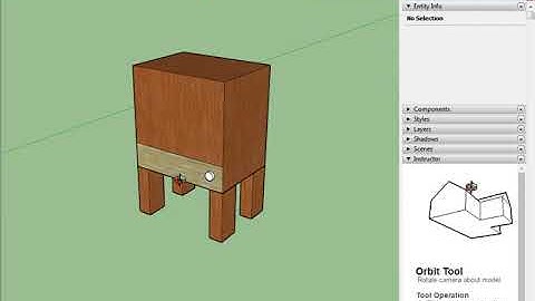 3d model of Wooden crate