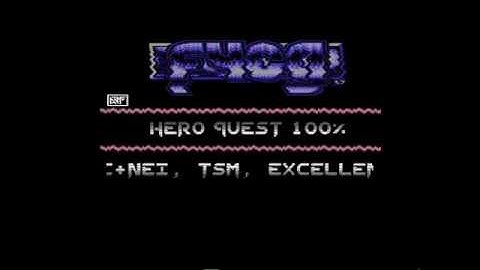 F4CG intro - Hero Quest C64