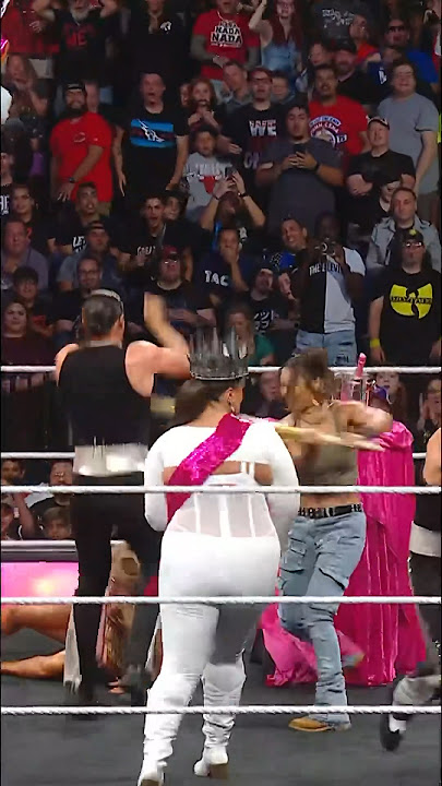 Michin crashes Nia Jax’s celebration… and the Pretty Deadly Musical 🎵