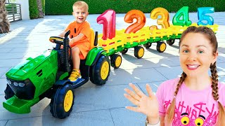 Learning Numbers with Oliver:  Fun Tractor Ride