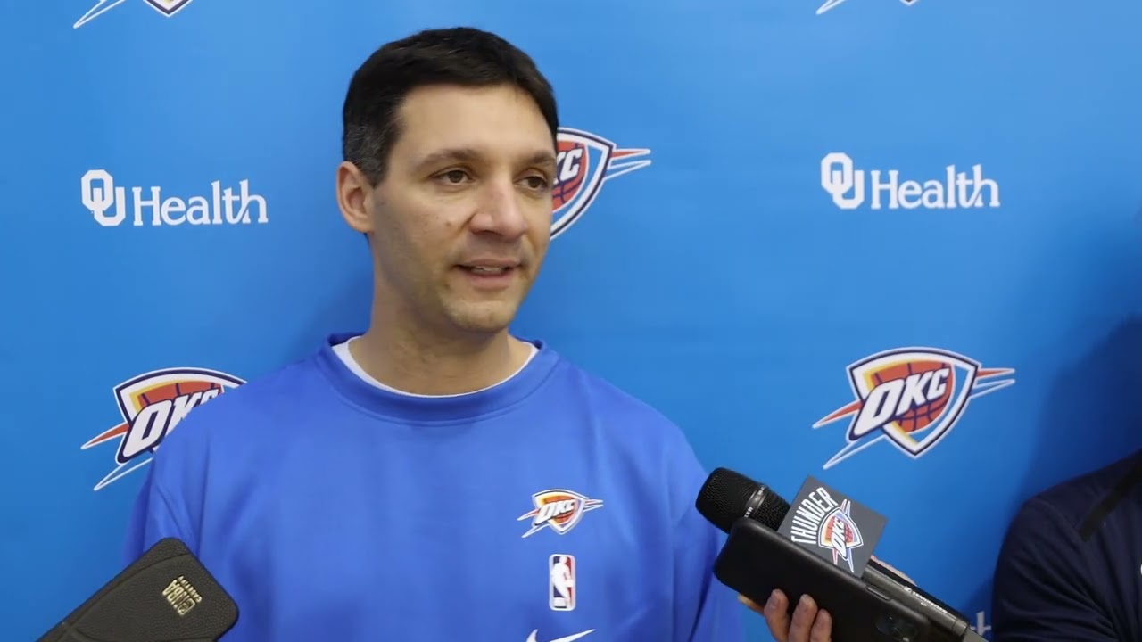 Head Coach Mark Daigneault Practice Media Availability 10/26/22 OKC