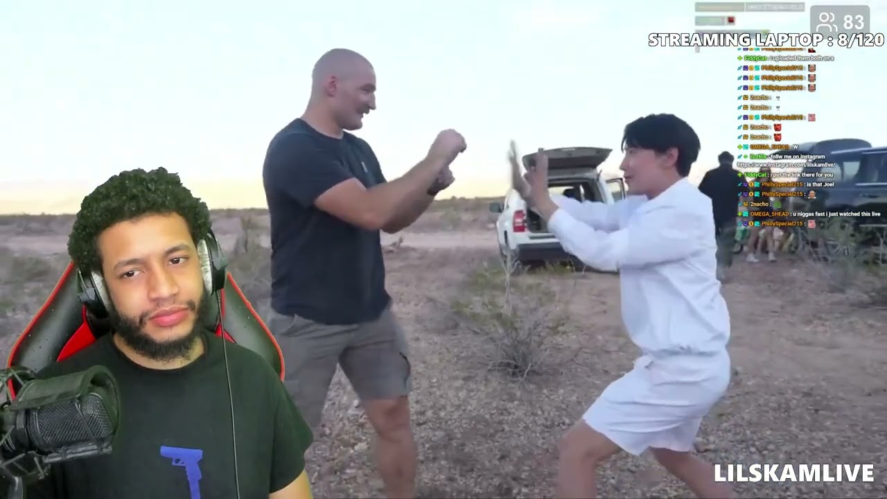 KANG JOEL VS SEAN STRICLAND ON ADIN ROSS STREAM | LILSKAMLIVE REACTS