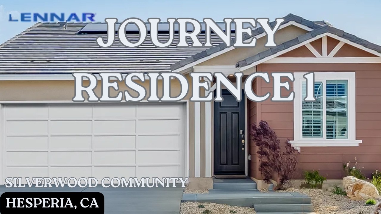 Touring the Lennar Journey Model in Silverwood | New Homes in Hesperia, CA