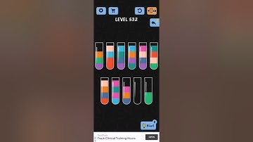 Water Color Sort Level 532 Solution WalkThrough Gameplay