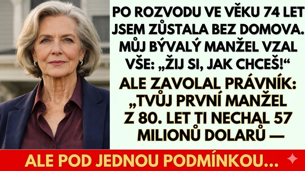 Nikdy jsem si nemyslela, že mě někdo vytlačí z mého vlastního života jedním podpisem. Když mě manžel po dvaceti letech vyhodil s kufrem před dům, řekl: „Podepiš, že odcházíš dobrovolně, a můžeš si...