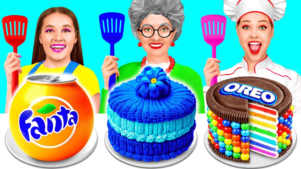 Кулинарный Челлендж: Я против Бабушки | Смешные Ситуации и Неудачи от HAHANOM Challenge