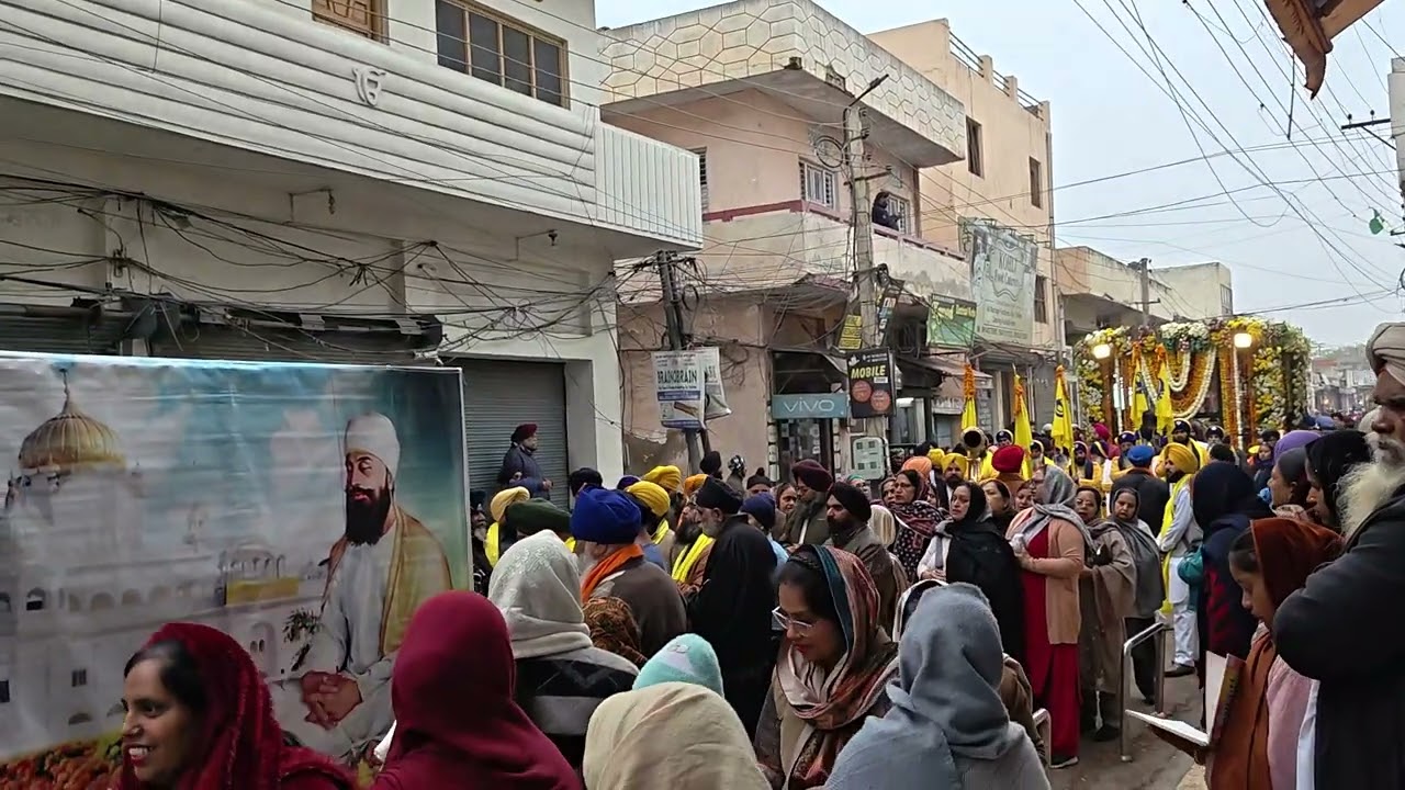 Nagar Kirtan in Patiala on Parkash Purab of Dhan Guru Gobind Singh Ji 🙏🏻.
