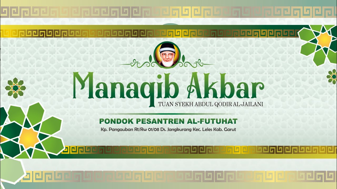 🔴LIVE .. MANAQIB AKBAR Tuan Syekh Abdul Qadir Al-Jailani Qs || PONPES ALFUTUHAT