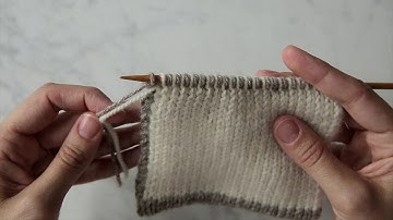 Two-Color Double Knitting Tutorial | Purl Soho