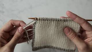 TwoColor Double Knitting Tutorial | Purl Soho