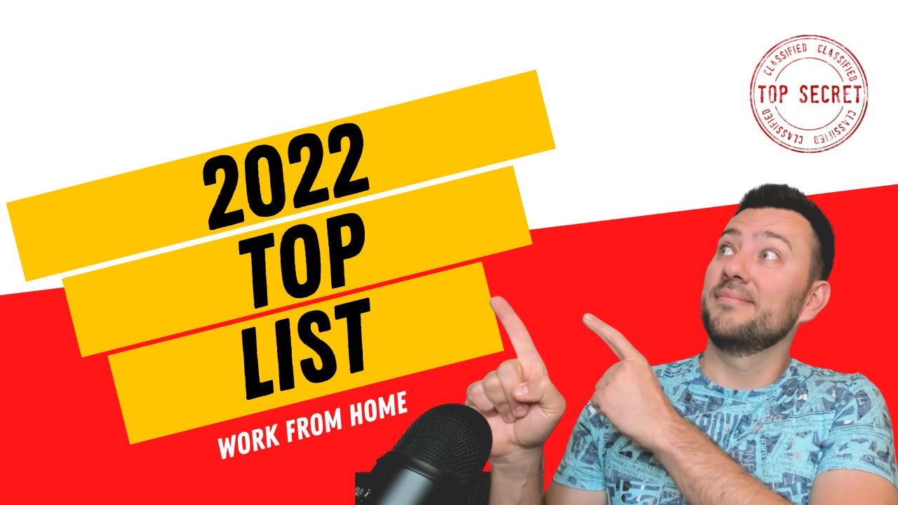Top Work From Home Jobs 2022 (More Than a Dozen to Choose from) All Links are Included YouTube
