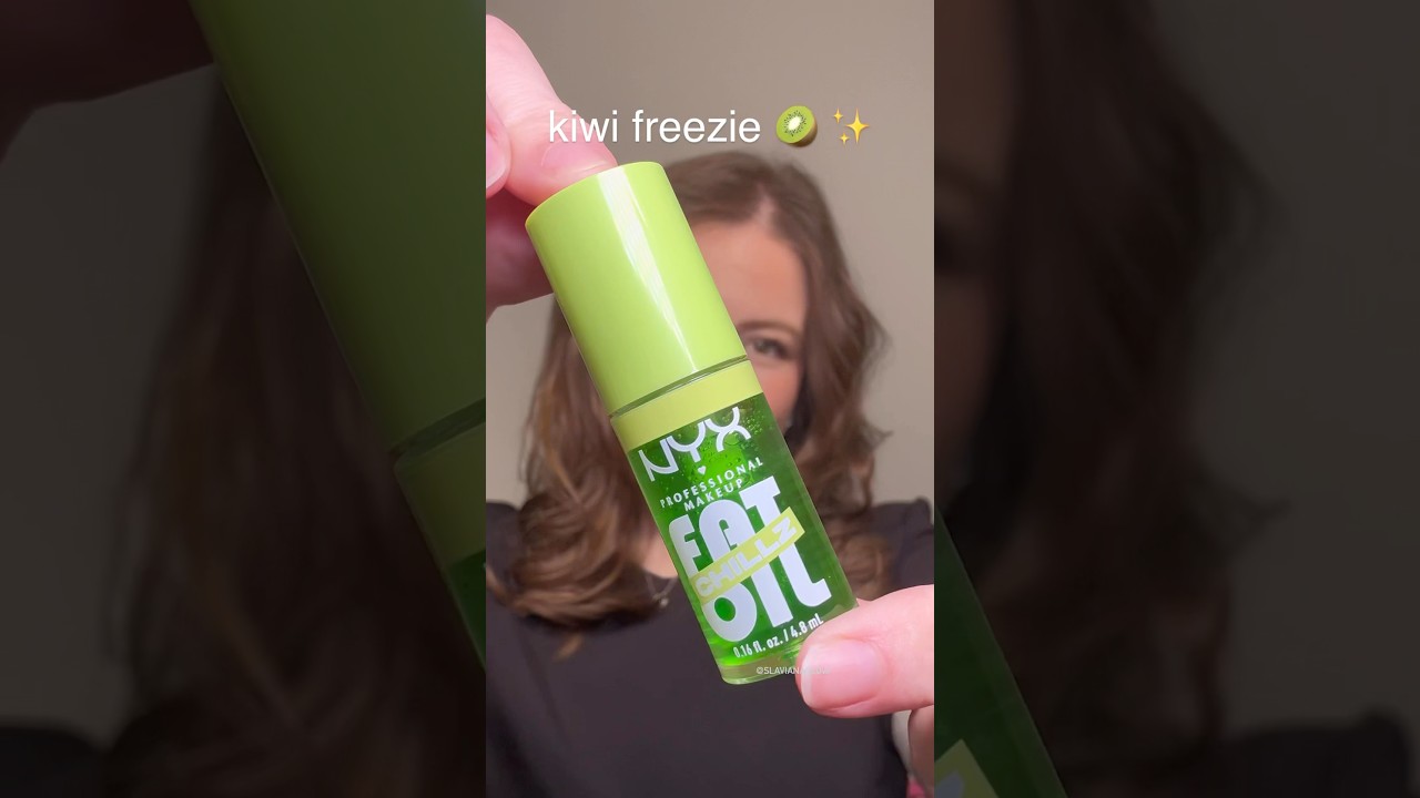 NYX fat oil chillz lip oil in kiwi freezie 