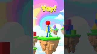 Rainbow Run Challenge! 🌈 Fun Stickman Mobile Game! screenshot 4