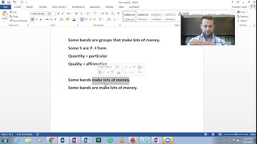 Section 4.2 Quality and Quantity of Categorical Propositions