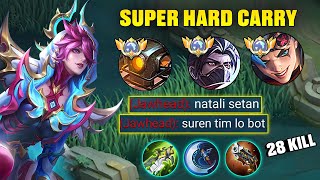 HARD GAME PARAH😭 KETIKA NATALIA DI PAKSA GENDONG TIM ANEH | BUILD NATALIA TERSAKIT 2026 - MLBB