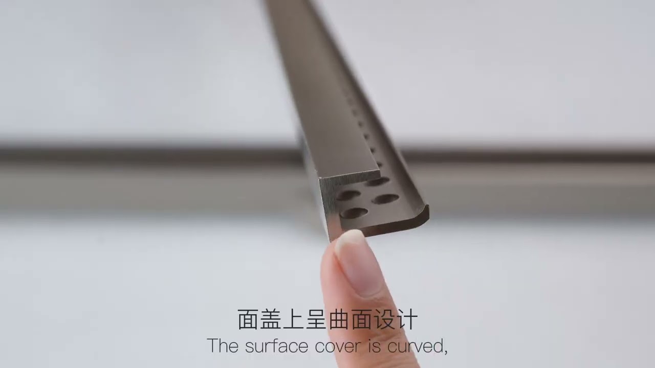 Custom-made brass linear floor drain, good-looking, practical and easy to install.