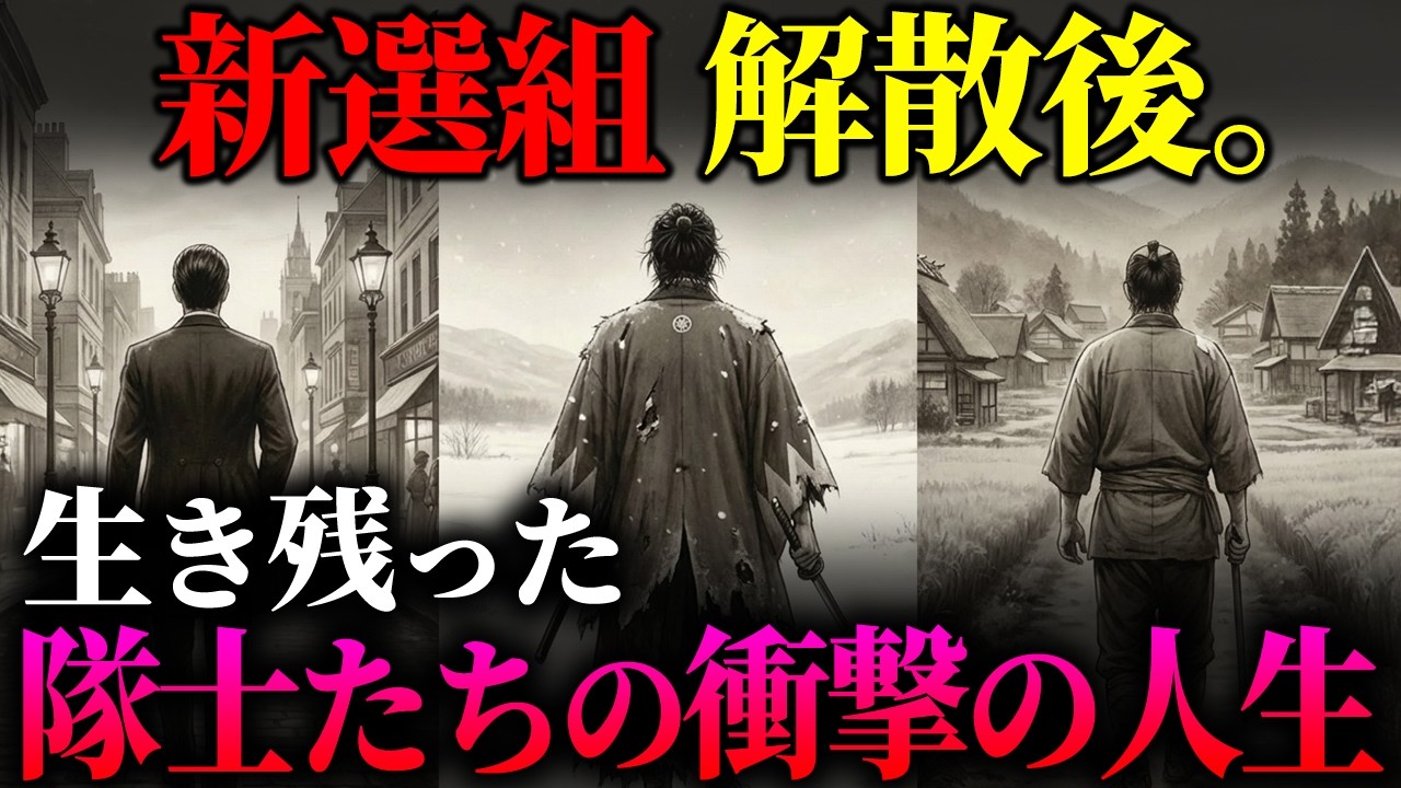 新選組の解散後、生き残った隊士はどう生きたのか？