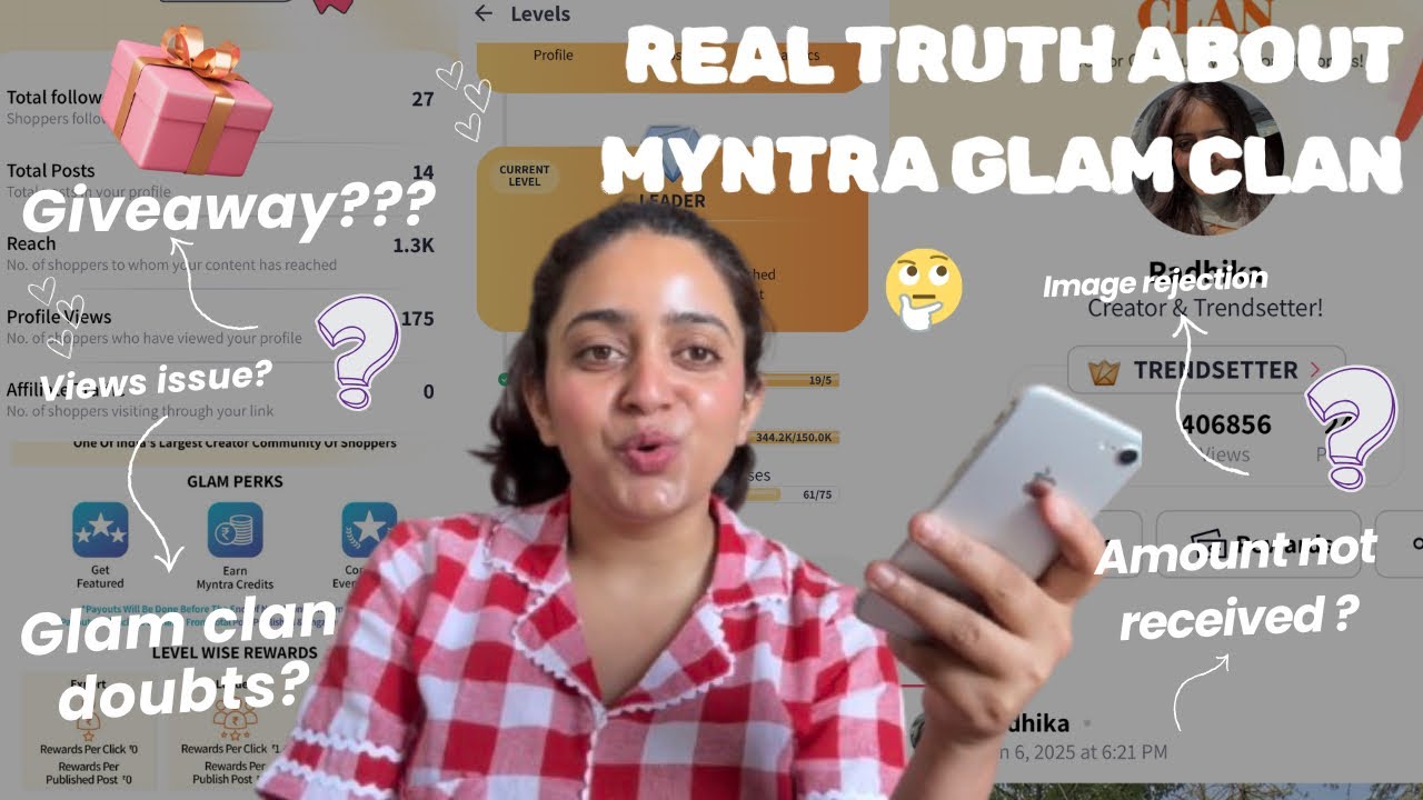Myntra Glam Clan Q&A | Clear All Doubts + Giveaway Details | Earn Money from shopping 🛍️