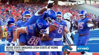 Information Boise State beats Utah State in first Pac-12 matchup News