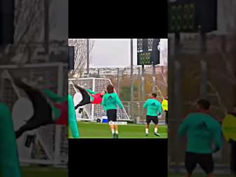 هدف كرستيانو رونالدو دبل كيك أثناء التدريب في نادي النصر السعودي