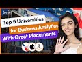 MS In Business Analytics In USA | Business Analytics From USA With Great Placements | Study In USA