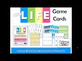 My Life Game Cards: Transform the Game of Life into a Counseling Game