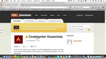 Создаем CMS в CodeIgniter — TutsPlus 1