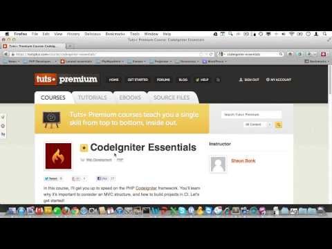 Создаем CMS в CodeIgniter — TutsPlus 1