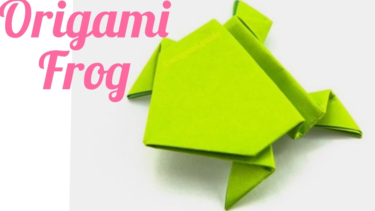 ORIGAMI FROG PAPER FROG EASY ORIGAMI PAPER FROG ORIGAMI ANIMALS