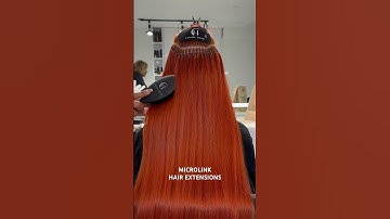 Microlink Hair Extensions 🍂🟠 #hairextensions #hair #extensions #microlinks #microlinksmiami #miami