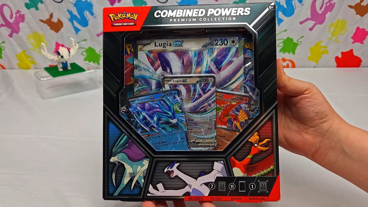 Opening Pokemon Combined Powers Premium Collection Box - Ho-Oh & Lugia | Pokemon Cards and Chill