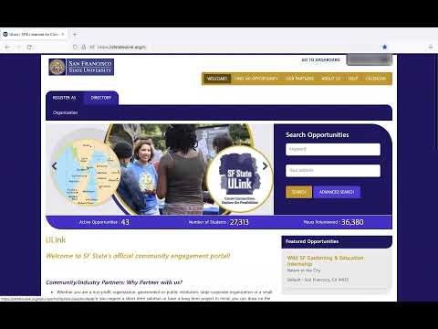 How to Login to Your SF State ULink Account