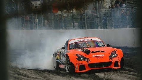 Long Beach Formula Drift 2018 KMR MX5  drift highlights