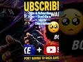 Like & Subscribe Karo – Don’t Be a Noob! 🎮
