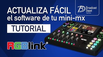ACTUALIZA FÁCIL el software de tu mini-mx de RGBlink (tutorial)