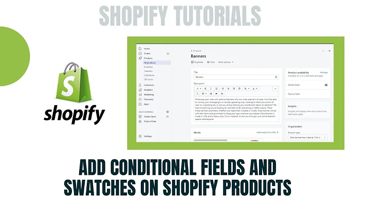 Enhance Your Shopify Product Page with Conditional Fields and Swatches