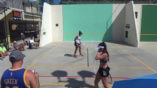 Beach Bash 2018... Michelle vs Hollie... Women's Pro Singles Finals 21 Point Game