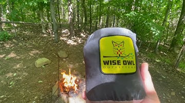 WiseOwl Single Person Hammock | Grilling in the Woods