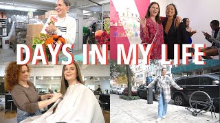 NYC vlog 🚕 attending brand events, haircut, working from cafés