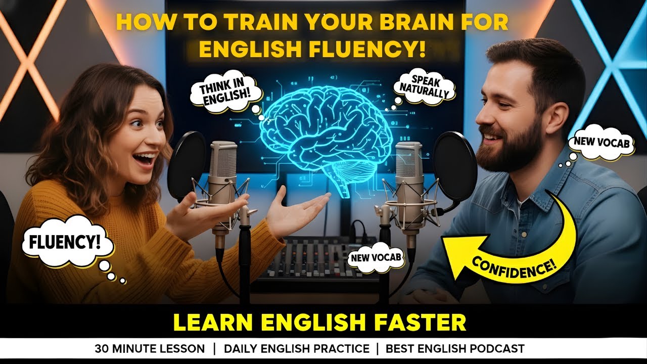 How to Train Your Brain for English Fluency | Learn English Faster | Best English Podcast
