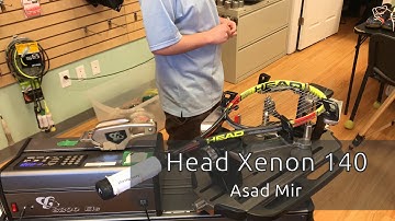 Time Lapse: How to String a Tecnifibre Carboflex 125S Squash Racquet