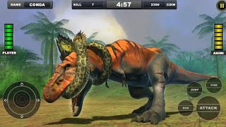 Best Dino Games - Angry Anaconda vs Dinosaur - Dinosaur Simulator 2019 screenshot 5