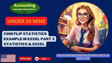 Coin Flip Statistics Example in Excel Part 3