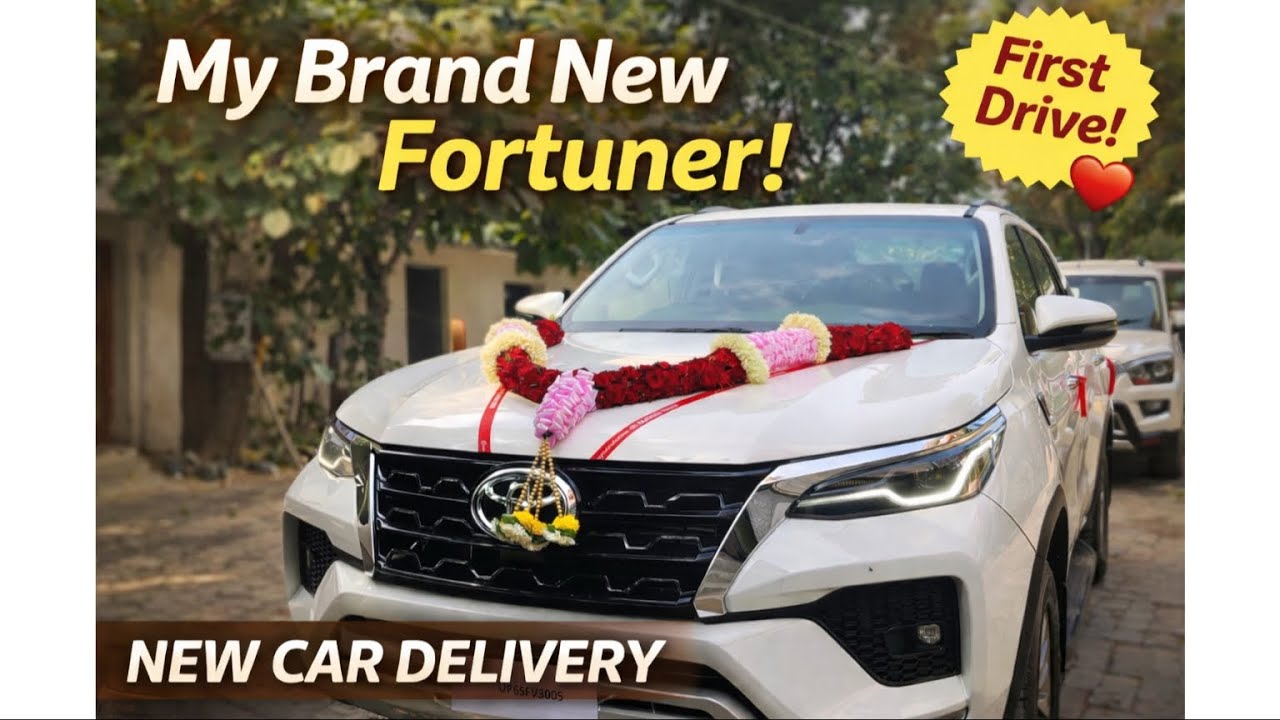 Dream Come True ❤️ Taking Delivery of My Brand New Fortuner | Emotional Moment