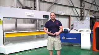 Genuine Marine boat EVA foam fender test