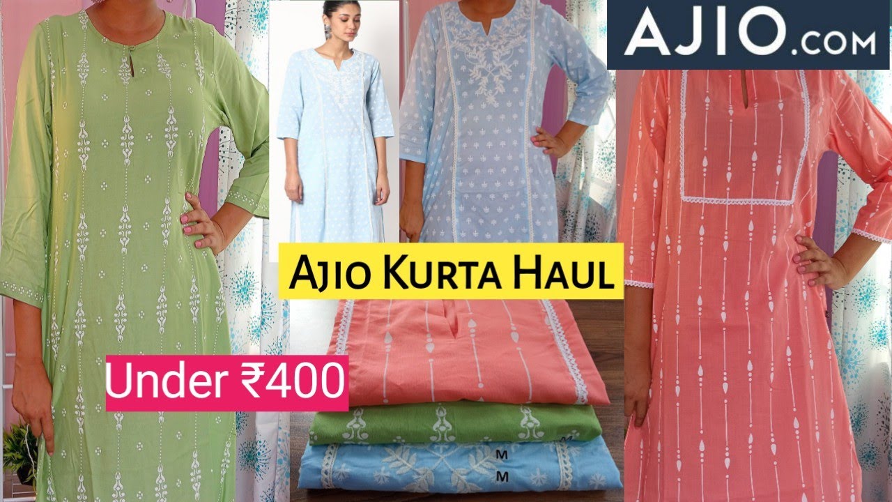 Buy Indigo Kurtas for Women by Kimayra Online | Ajio.com