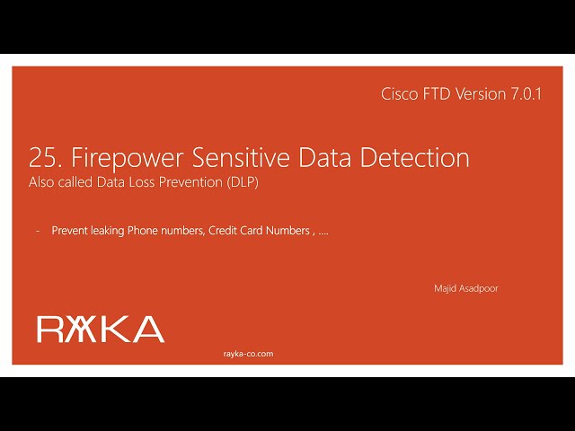 25. Firepower Sensitive Data Detection